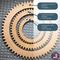 3 pack of circle looms with even teeth. 